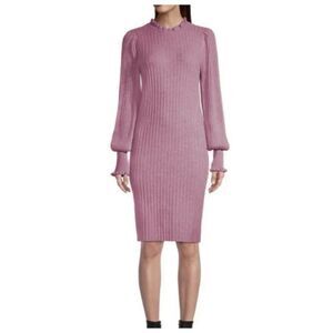 Ellie Tahari NWT 100% cashmere balloon sweater dress size M, NWT